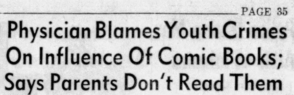 Comics, Crime, and Coverups